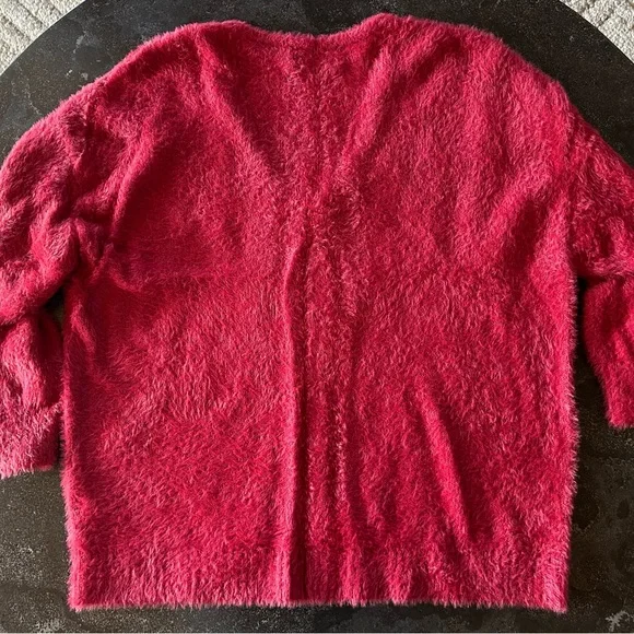 Old Navy | Red Eyelash Sweater - Picture 7 of 7